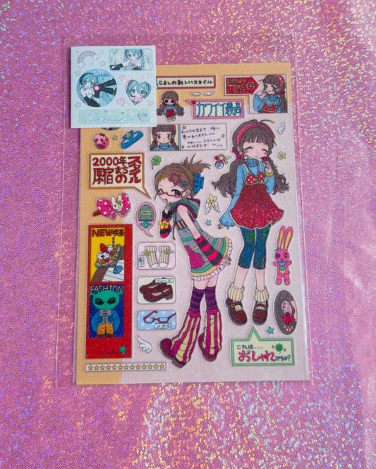 PAO 2000s Girls Sticker Sheet