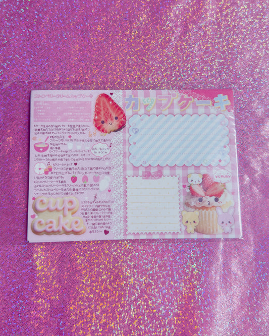 Cute Food Note Sheets