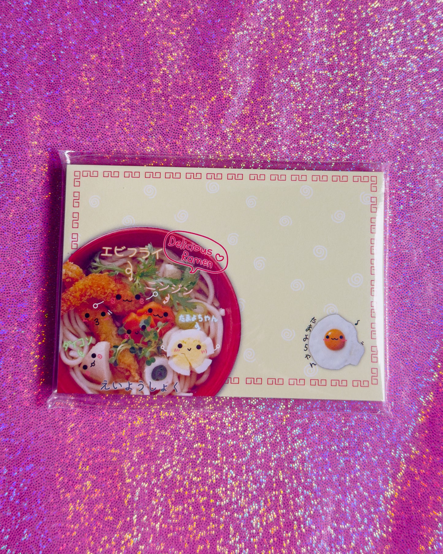 Happy Ramen Half Notepad