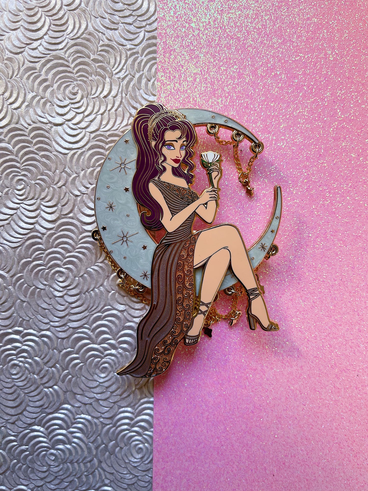 Space Goddess Megara Gold Variant In Hand