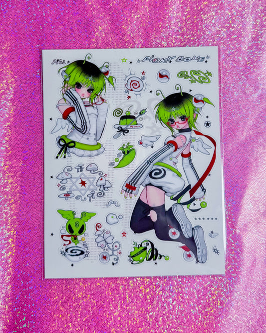 PIBLx Pickybone Alien Sticker Sheets