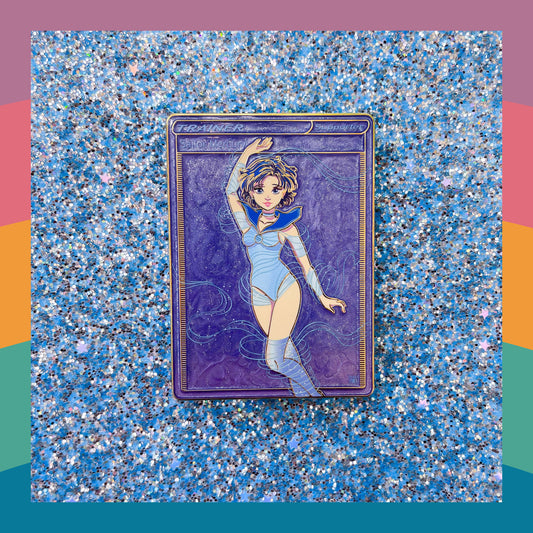 Sailor Mercury Trading Card In Hand